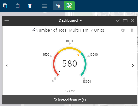 Dashboard with Multi-Select tool selected Dashboard with Multi-Select tool selected