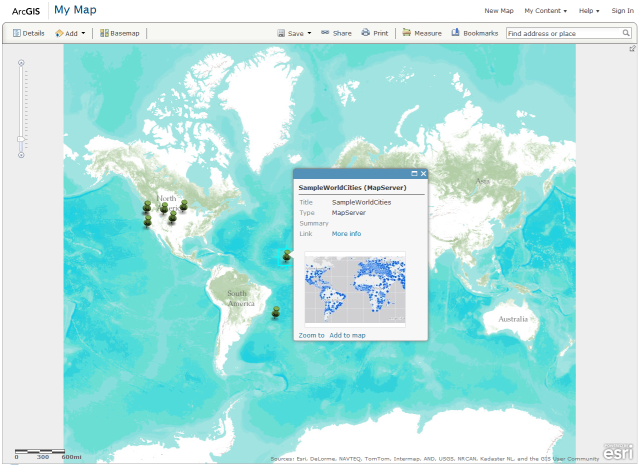 View footprints in View footprints in