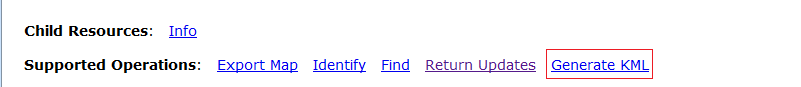 Generate KML link Generate KML link